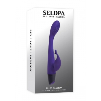 Selopa Plum Passion Rabbit Style Vibrator