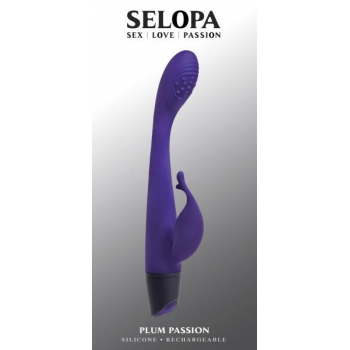 Selopa Plum Passion Rabbit Style Vibrator