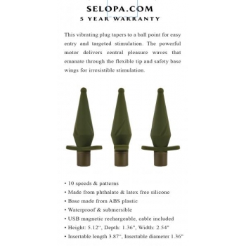 Selopa The Private Vibrating Butt Plug