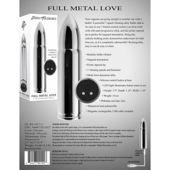 Zero Tolerance Full Metal Love