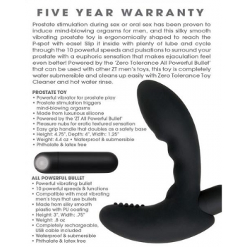 Rechargeable Eternal Prostate Massager Black