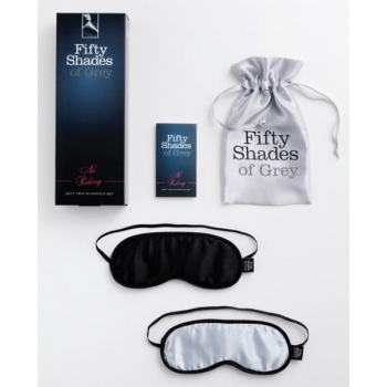 Fifty Shades of Grey No Peeking Soft Twin Blindfold Set