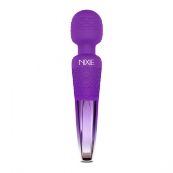 Nixie Wand Massager Purple Ombre Metallic