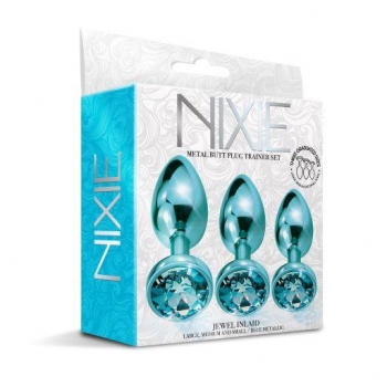 Nixie Metal Plug Trainer Set – Blue Metallic