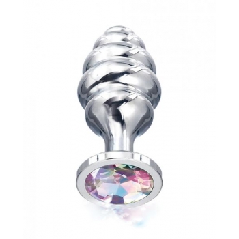 Nixie Honey Dripper Small Ribbed Stainless Steel Plug