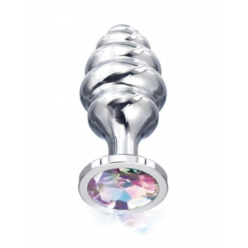 Nixie Honey Dripper Large Ribbed Stainless Steel Plug