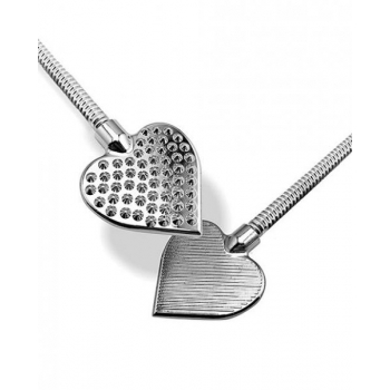 Nixie Stainless Steel Riding Crop - Heart