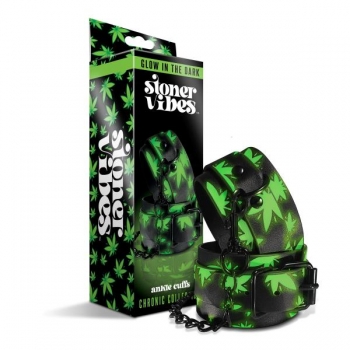 Stoner Vibe Glow In The Dark Ankle Cuffs