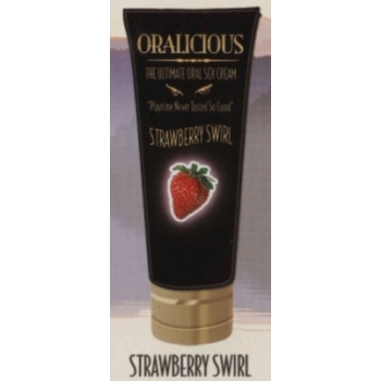 Oralicious Oral Sex Cream Strawberry 2oz