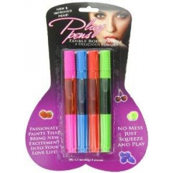 Play Pen Edible Body Paint 4 Pack