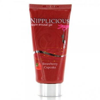 Nipplicious Nipple Arousal Gel - Strawberry Cupcake 1 Ounce