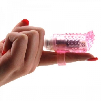 Frisky Finger Light Up Finger Massager in Pink