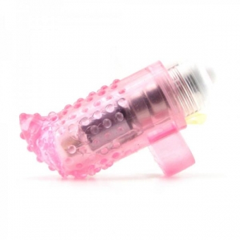 Frisky Finger Light Up Finger Massager in Pink