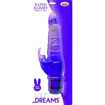 Rapid Rabbit Purple Vibrator - G-Spot Stimulation