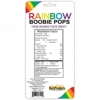 Rainbow Boobie Candy Pop