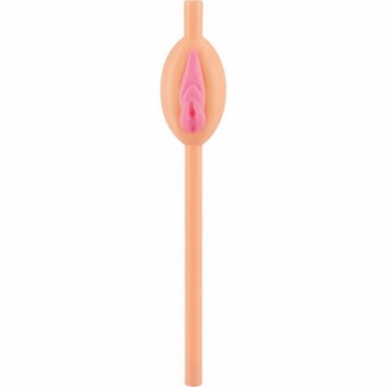 Pussy Straws - Pink Beige 8 Count Package