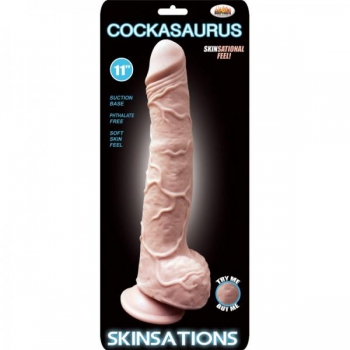 Skinsations Cockasaurus 11 inches Dildo Beige