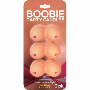 Boobie Party Candles 3 Pack