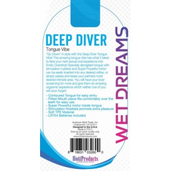 Deep Diver Blue Vibrating Tongue