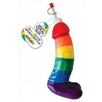 Rainbow Dicky Chug Sports Bottle - 16 oz