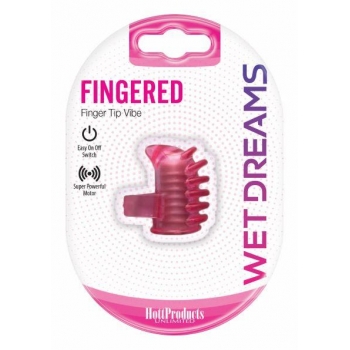 Wet Dreams Fingered Finger Tip Vibe - Pink