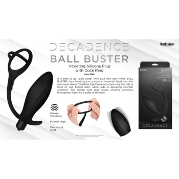 Decadence Ball Buster Anal Plug