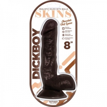 Dickboy Skins Chocolate Lovers 8-Inch Dildo