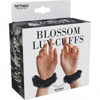 Blossom Luv Cuffs - Flower Cuffs Black