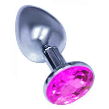 Bejeweled Starter Stainless Steel Plug Pink Jewel