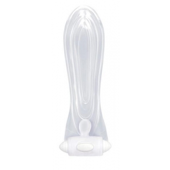 The Nines Vibrating Sextenders Contoured Sleeve Clear