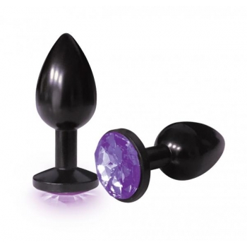 The Starter Anodized Bejeweled Steel Plug Violet