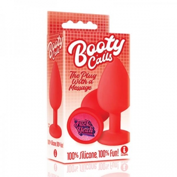 The 9s Booty Call Luxury Silicone Butt Plug - Red