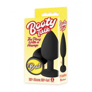 The 9's Booty Talk Brat Silicone Butt Plug