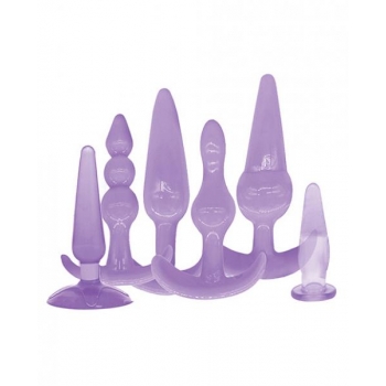 Try-Curious Anal Plug Kit Purple