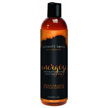 Intimate Earth Energize Massage Oil - 4oz