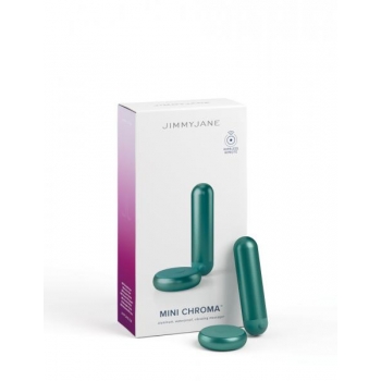 Jimmyjane Mini Chroma Wireless Remote Teal - Discreet Vibrating Pleasure