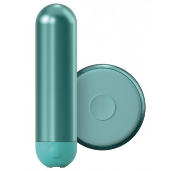 Jimmyjane Mini Chroma Wireless Remote Teal - Discreet Vibrating Pleasure