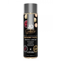 Jo Gelato Flavored Lubricant - White Chocolate Raspberry Truffle - 4 Oz