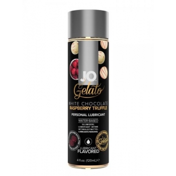 Jo Gelato Flavored Lubricant - White Chocolate Raspberry Truffle - 4 Oz