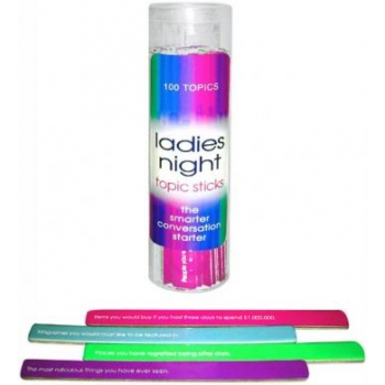 Ladies Night Topic Sticks Game - Conversation Starters