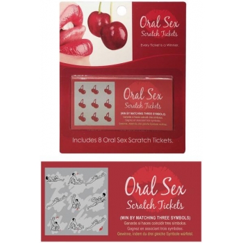 Oral Sex Scratch Tickets