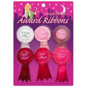 Fun Bride To Be Award Ribbons: Celebrate Your Special Day