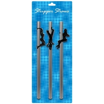 Stripper Straws Female 3 Pack