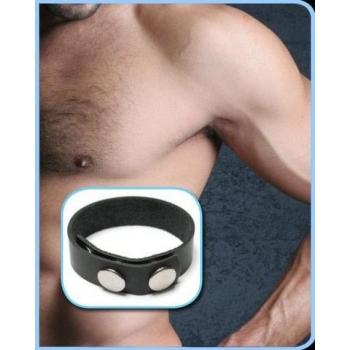 3 Snap Leather Cock Ring