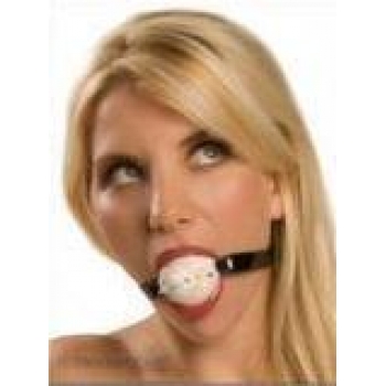 Jawbreaker Gag Black Strap: Indulge in Sweet Control