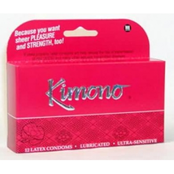 Kimono Lubricated Condom 12 Pk