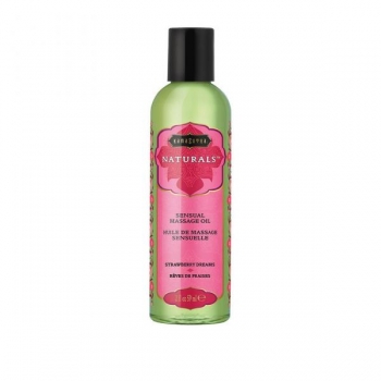 Naturals Massage Oil Strawberry 2oz