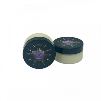 Sex Magnet Blue Lotus Massage Candle - Soothing Indulgence