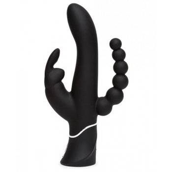 Happy Rabbit Triple Curve Black Vibrator