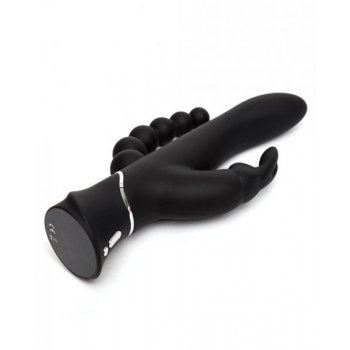 Happy Rabbit Triple Curve Black Vibrator